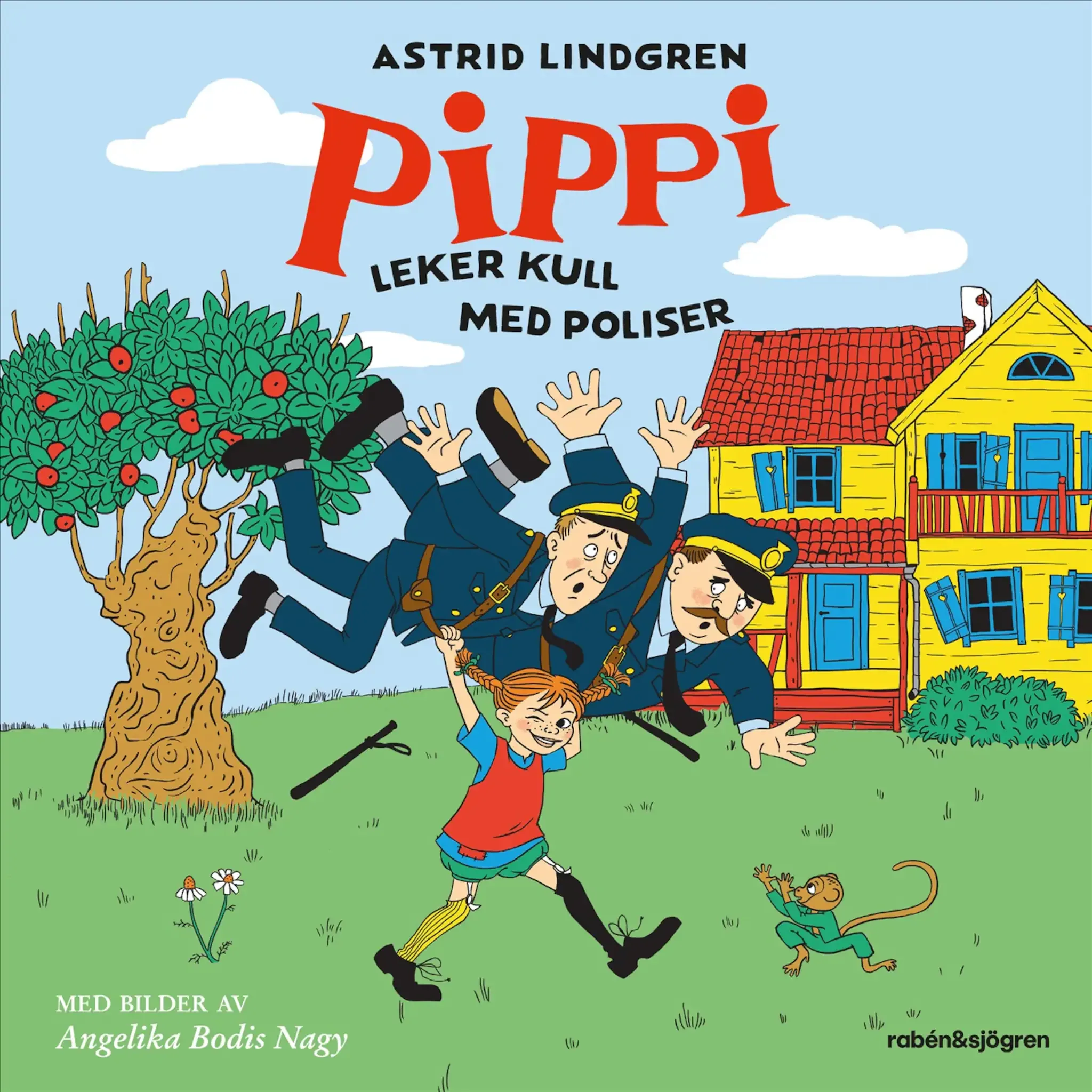 Pippi leker kull med poliser (Ljudsaga)